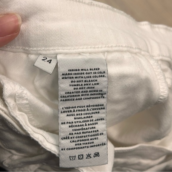 J Brand Jeans Womens Low Rise Cropped Skinny Jean white - Picture 11 of 12
